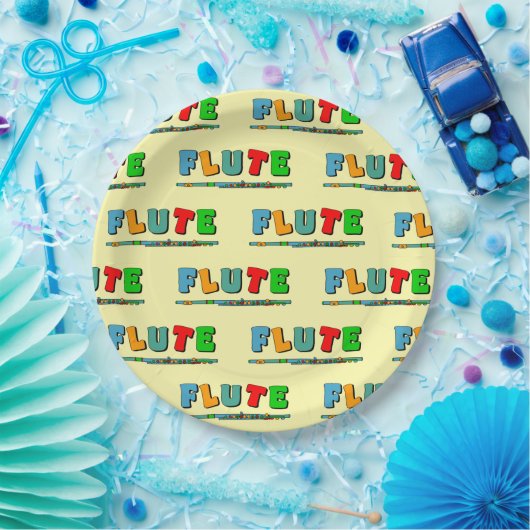 Kleurvocht Papieren Bordje (Feest)