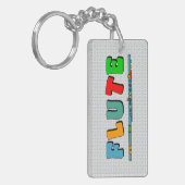 Kleurvocht Sleutelhanger (Voorkant Links)