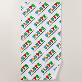 Kleurvocht Strandlaken