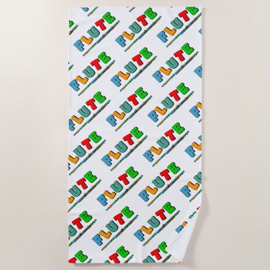 Kleurvocht Strandlaken (Voorkant)