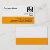 Kleurvoettekst - Lt Oranje Visitekaartje (Voorkant / Achterkant)