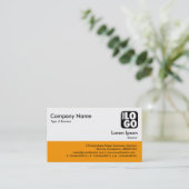 Kleurvoettekst - Lt Oranje Visitekaartje (Staand voorkant)