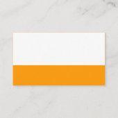 Kleurvoettekst - Lt Oranje Visitekaartje (Achterkant)