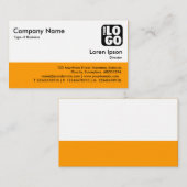 Kleurvoettekst - Lt Oranje Visitekaartje (Voorkant / Achterkant)