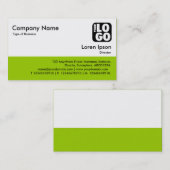 Kleurvoettekst - Martian Green Visitekaartje (Voorkant / Achterkant)