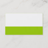 Kleurvoettekst - Martian Green Visitekaartje (Achterkant)