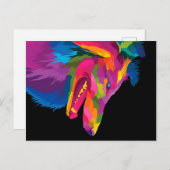 Kleurvogel Feestdagenkaart (Voorkant / Achterkant)