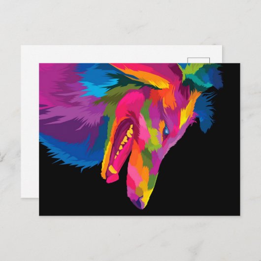 Kleurvogel Feestdagenkaart (Voorkant / Achterkant)