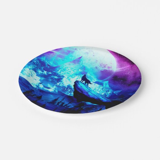 Kleurvogel Papieren Bordje (Gekanteld)