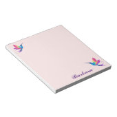 Kleurvogel personaliseren notitieblok (Schuin)