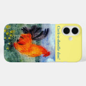 Kleurvogel Rooster Chicken Case-Mate iPhone Case (Achterkant (horizontaal))