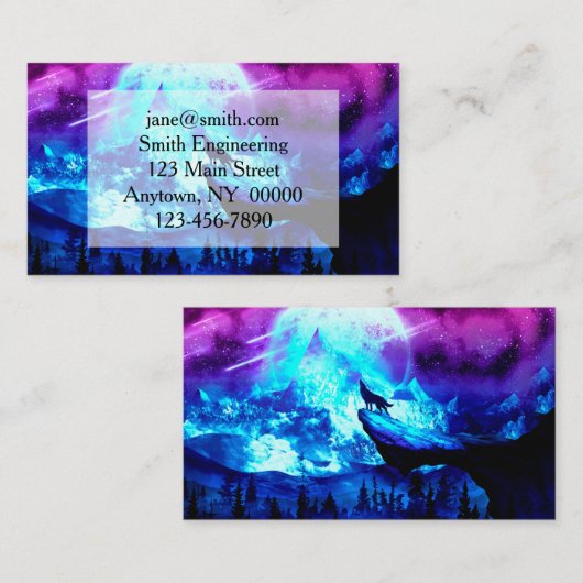 Kleurvogel Visitekaartje (Voorkant / Achterkant)