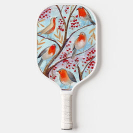 Kleurvogels abstract patroon pickleball paddle