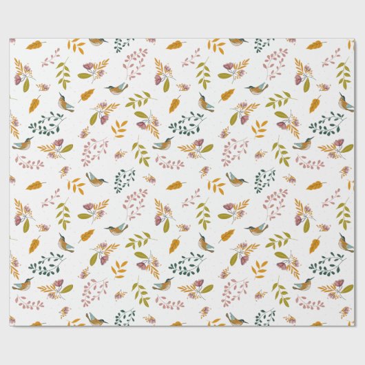 Kleurvogels Cadeaupapier (Vlak)