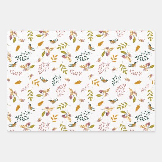 Kleurvogels Inpakpapier Vel (Voorkant)