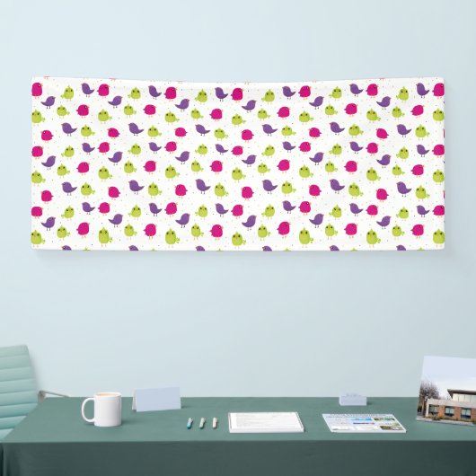 Kleurvogels Spandoek (Beurs)