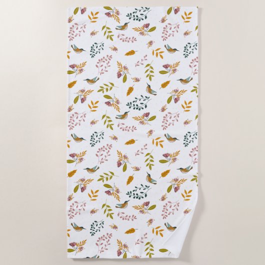 Kleurvogels Strandlaken (Voorkant)