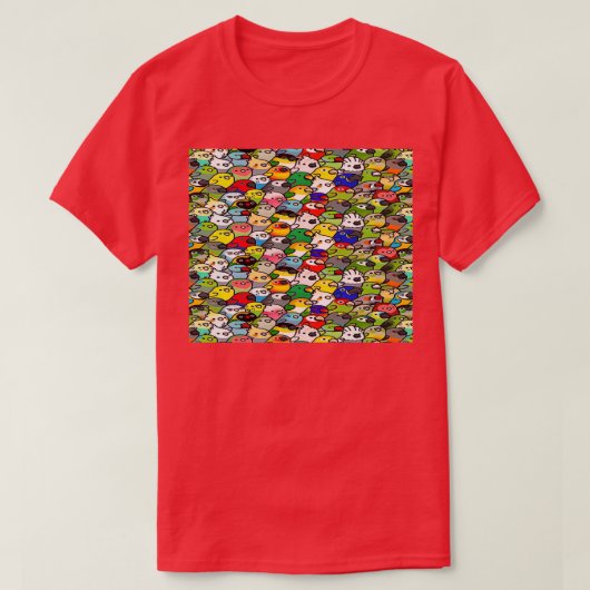 Kleurvogels T-shirt (Design voorkant)