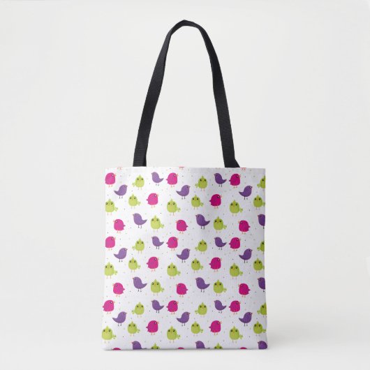 Kleurvogels Tote Bag (Voorkant)