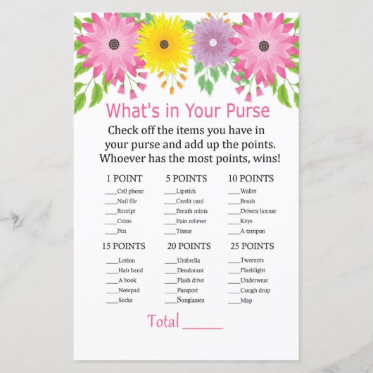 Kleurvolle bloemen Wat zit er in je paardenspel? (Voorkant)