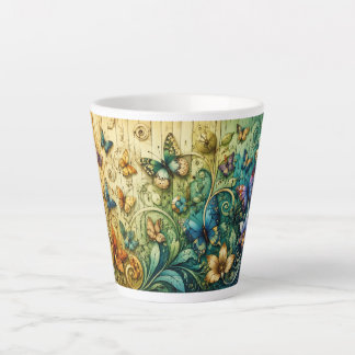 Kleurvolle bloemrijke fantasie kunst mok | Whimsic