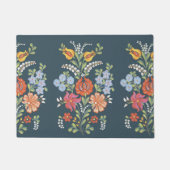 Kleurvolle Hongaarse bloemen Deurmat (Voorkant)