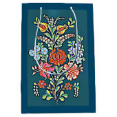 Kleurvolle Hongaarse bloemen Medium Cadeauzakje (Voorkant)