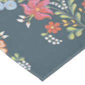 Kleurvolle Hongaarse bloemen Tafelkleed (Gekanteld)