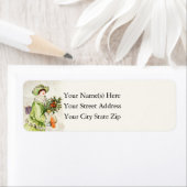 Kleurvolle kerstwinkels voor dames etiket (Insitu)