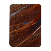 Kleurvolle Peacock Feather in detail Magneet (Verticaal)