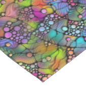 Kleurvolle Stippen Spirals Handschilderen 1 Tafelkleed (Gekanteld)