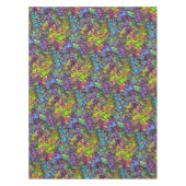 Kleurvolle Stippen Spirals Handschilderen 1 Tafelkleed (Voorkant)
