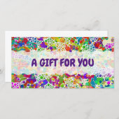 Kleurvolle Stippen Spirals Handschilderen 2 (Voorkant / Achterkant)