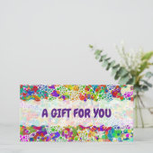 Kleurvolle Stippen Spirals Handschilderen 2 (Staand voorkant)