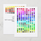 Kleurvoorbeeld invite2 kaart (Voorkant / Achterkant)