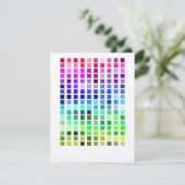 Kleurvoorbeeld invite2 kaart (Staand voorkant)