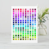 Kleurvoorbeeld invullen9 kaart (Staand voorkant)