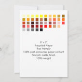 Kleurvoorbeeld invullen9 kaart (Achterkant)