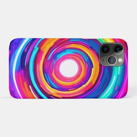 Kleurvortex: dynamisch ontwerp Case-Mate iPhone case (Achterkant (horizontaal))