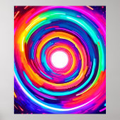 Kleurvortex: dynamisch ontwerp poster (Voorkant)