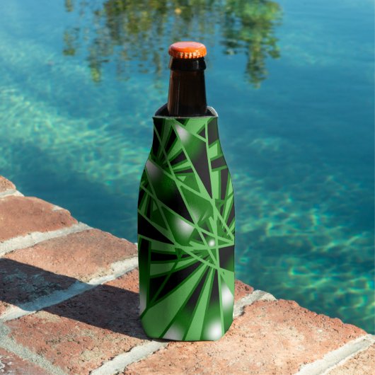 Kleurvulling met groene gradiënt Kleur Kunst Persp Flesjeskoeler (Insitu Zwembad)