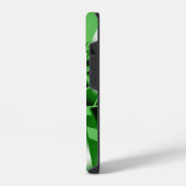 Kleurvulling met groene gradiënt Kleur Kunst Persp iPhone Hoesje (Linkerkant)