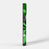 Kleurvulling met groene gradiënt Kleur Kunst Persp iPhone Hoesje (Rechterkant)