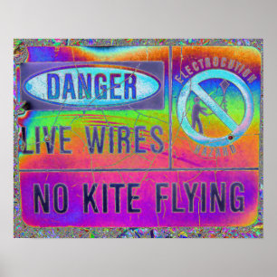 Kleurwaarheidswaarschuwing Poster