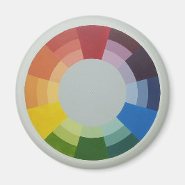 KLEURWEEFSEL magneet (rond)