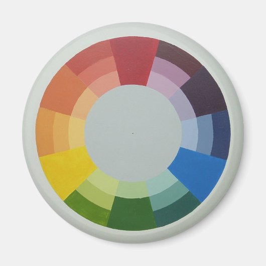 KLEURWEEFSEL magneet (rond) (Voorkant)
