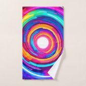 Kleurwervel: Dynamisch ontwerp Bad Handdoek (Handdoek)