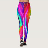 Kleurwervel: Dynamisch ontwerp Leggings (Achterkant)