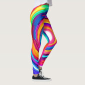 Kleurwervel: Dynamisch ontwerp Leggings (Rechts)