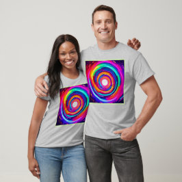 Kleurwervel: Dynamisch ontwerp T-shirt